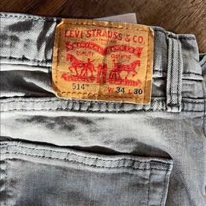 Levi's Light Gray Denim Pants